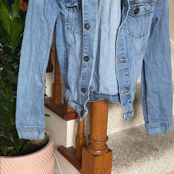 Goodfellow & Co Perfect Light Blue Fall Denim Jean Jacket - Picture 5 of 11